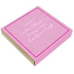 Personalised Thank You Teacher Belgian Chocolates - For Being so Sweet