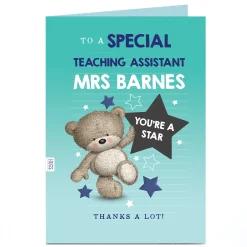 Personalised Thank You Teaching Assistant Card - You're A Star