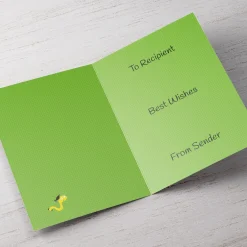 Personalised Thank You Teacher Card - Red Apple