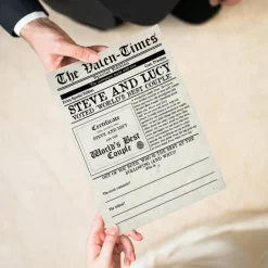 Personalised The Valen Times' Personalised Newspaper for Valentine's Day