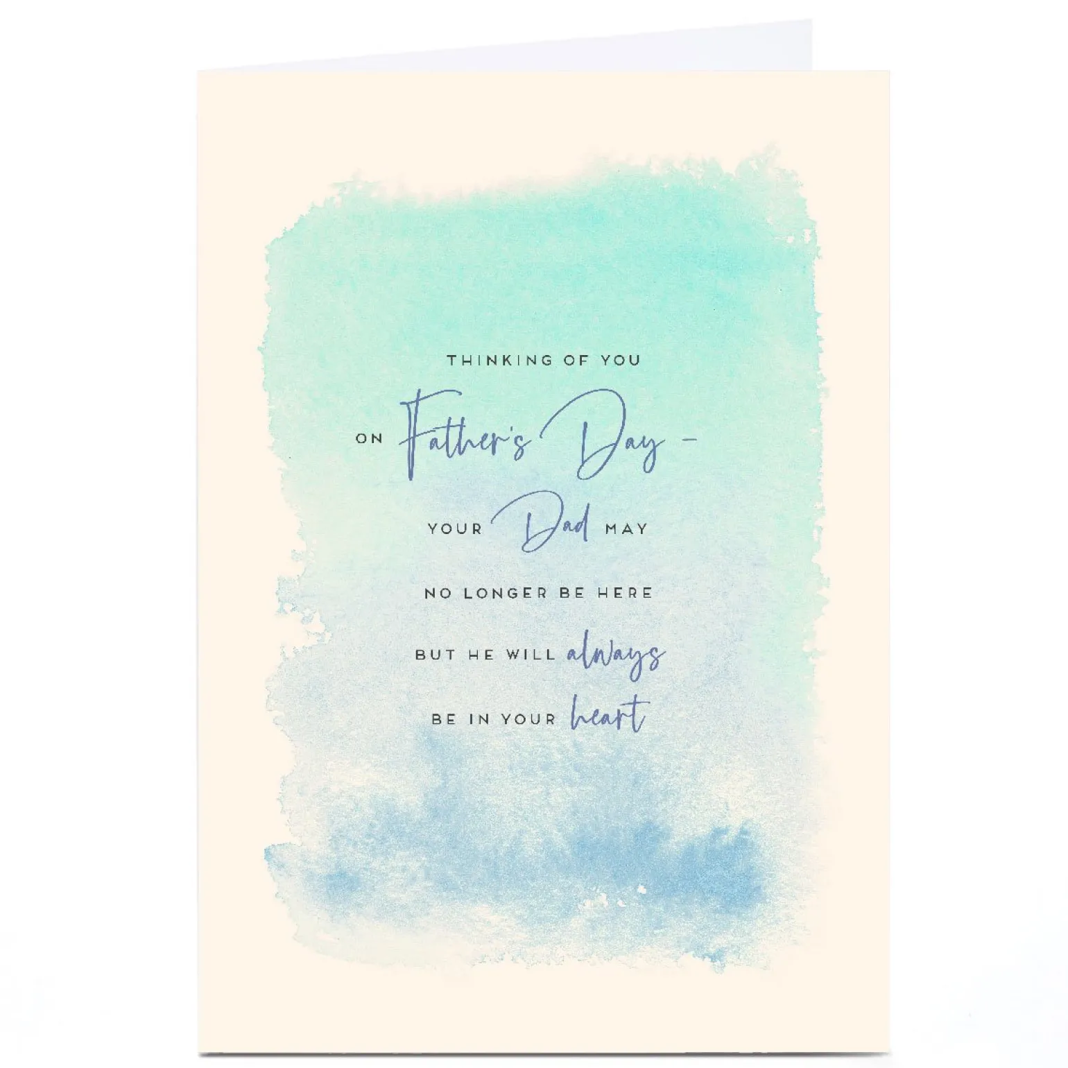 Personalised Thinking of You Card - On Father's Day