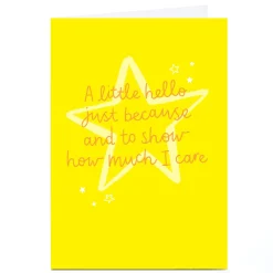 Personalised Thinking of You Card - A Little Hello