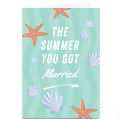 Personalised Wedding Card - The Summer You Got Married
