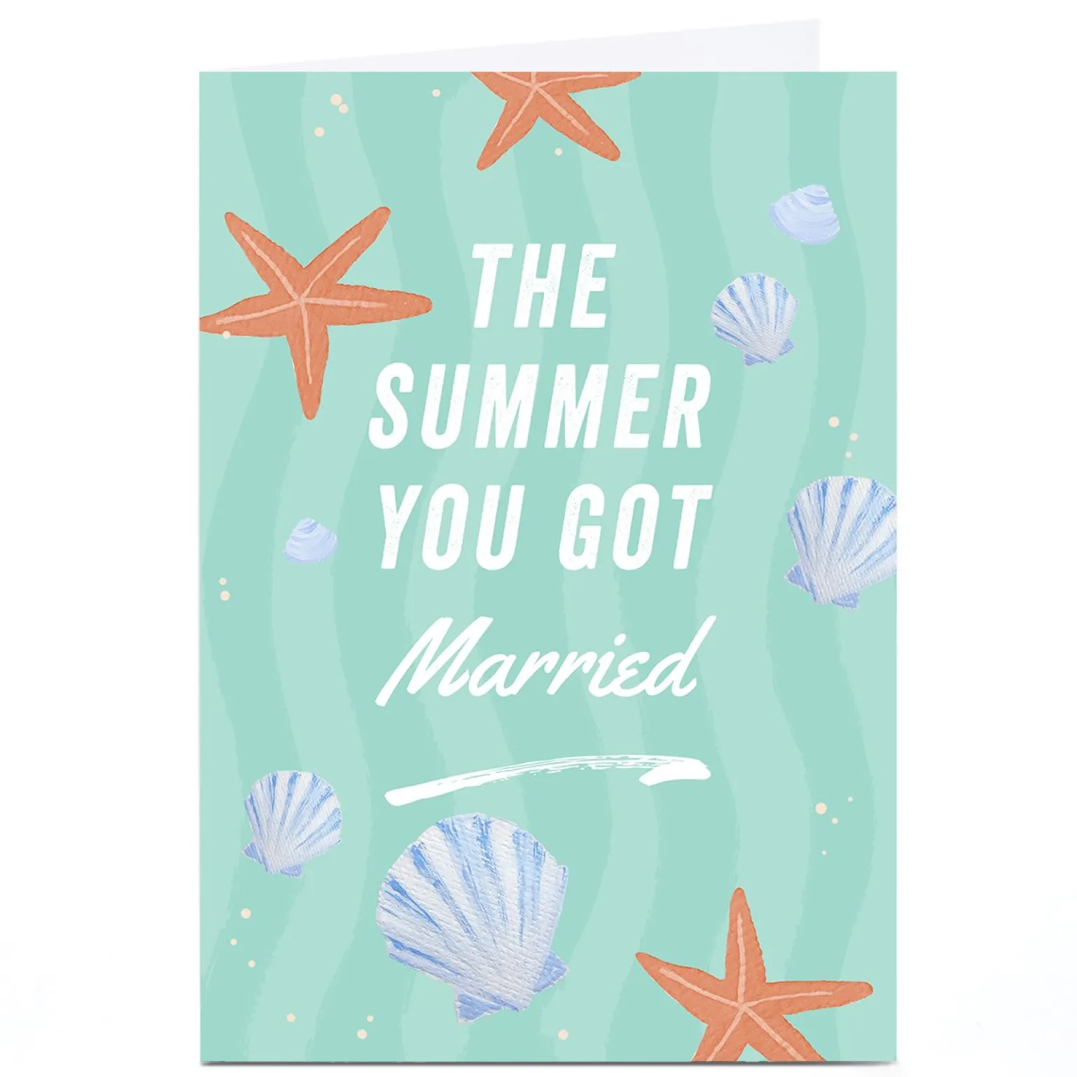 Personalised Wedding Card - The Summer You Got Married