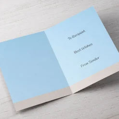 Personalised Wedding Card - Outdoor Wedding Scene