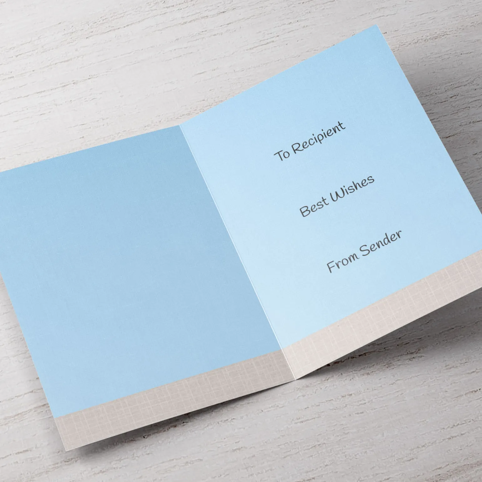 Personalised Wedding Card - Outdoor Wedding Scene