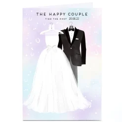 Personalised Wedding Card - The Happy Couple