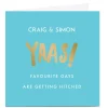 Personalised Wedding Card - Getting Hitched
