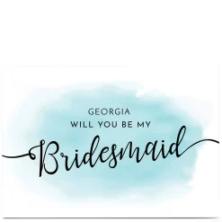 Personalised Wedding Card - Will You Be My Bridesmaid?