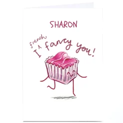 Personalised Whale & Bird Card - I French Fancy You