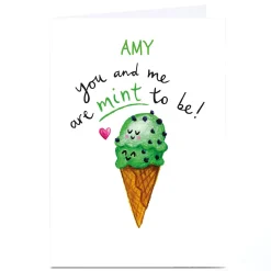 Personalised Whale & Bird Card - Mint To Be