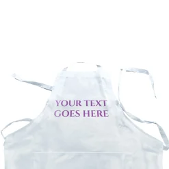 Personalised White Apron - Any Message