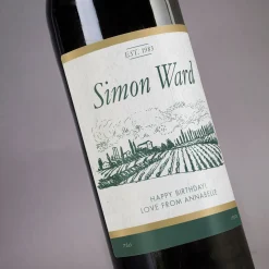 Personalised Wine - Vineyard