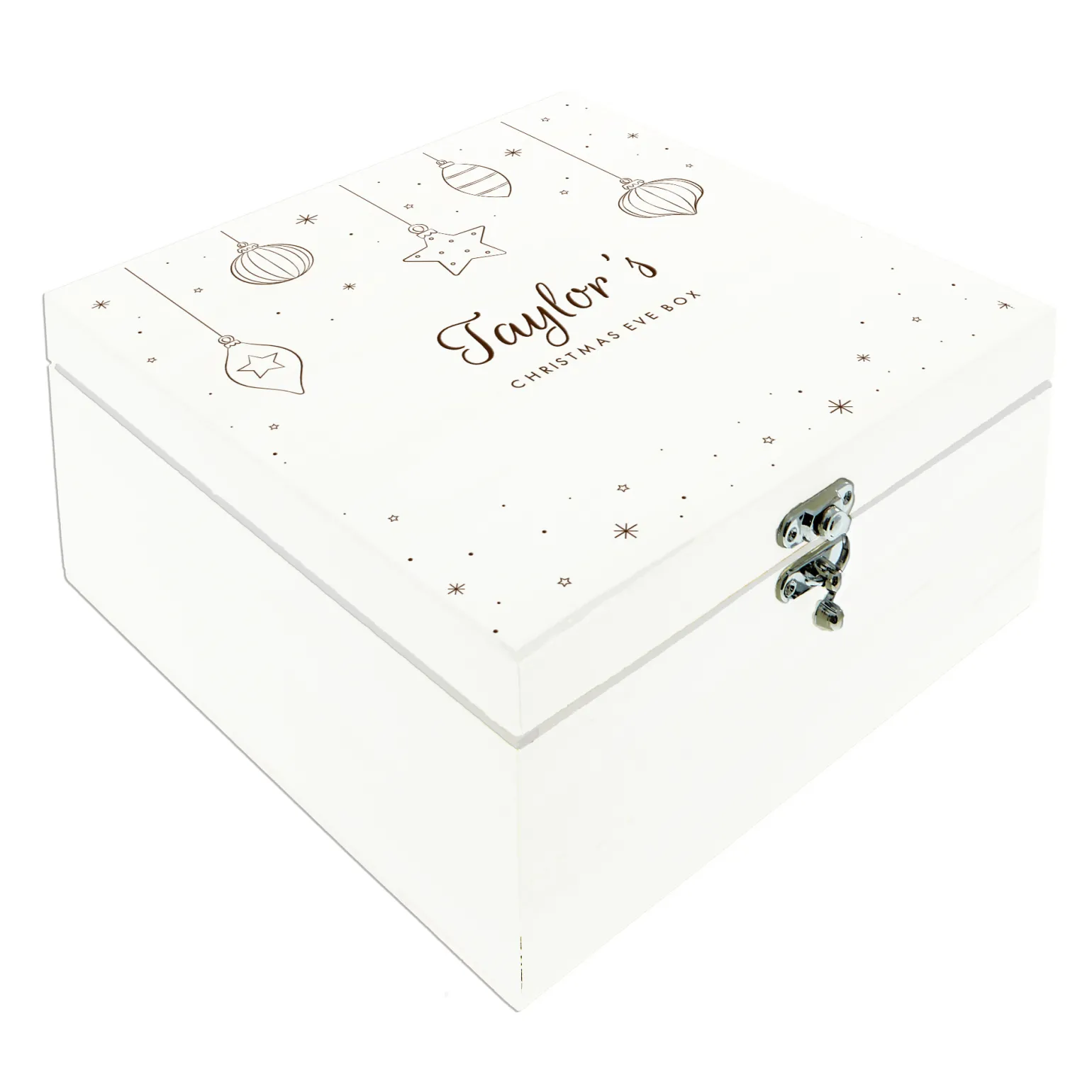Personalised Wooden Christmas Eve Box