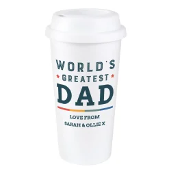 Personalised World's Greatest Insulated Travel Cup