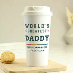Personalised World's Greatest Insulated Travel Cup