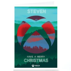 Personalised XBox Christmas Card - Logo Landscape