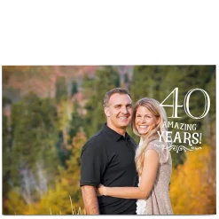 Photo Anniversary Card - Amazing Years