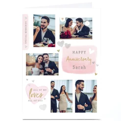 Photo Anniversary Card - Special Memories Collage
