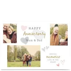 Photo Anniversary Card - Special Memories Live In The Heart