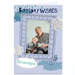 Photo Bev Hopwood Birthday Card - Grandpa Frame