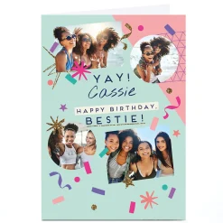 Photo Birthday Card - Yay! Bestie