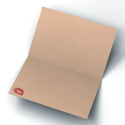 Photo Birthday Card - Lipstick Kisses [Fiancee]