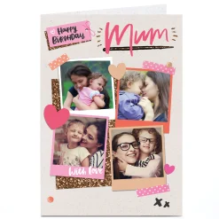 Photo Birthday Card - Mum With Love