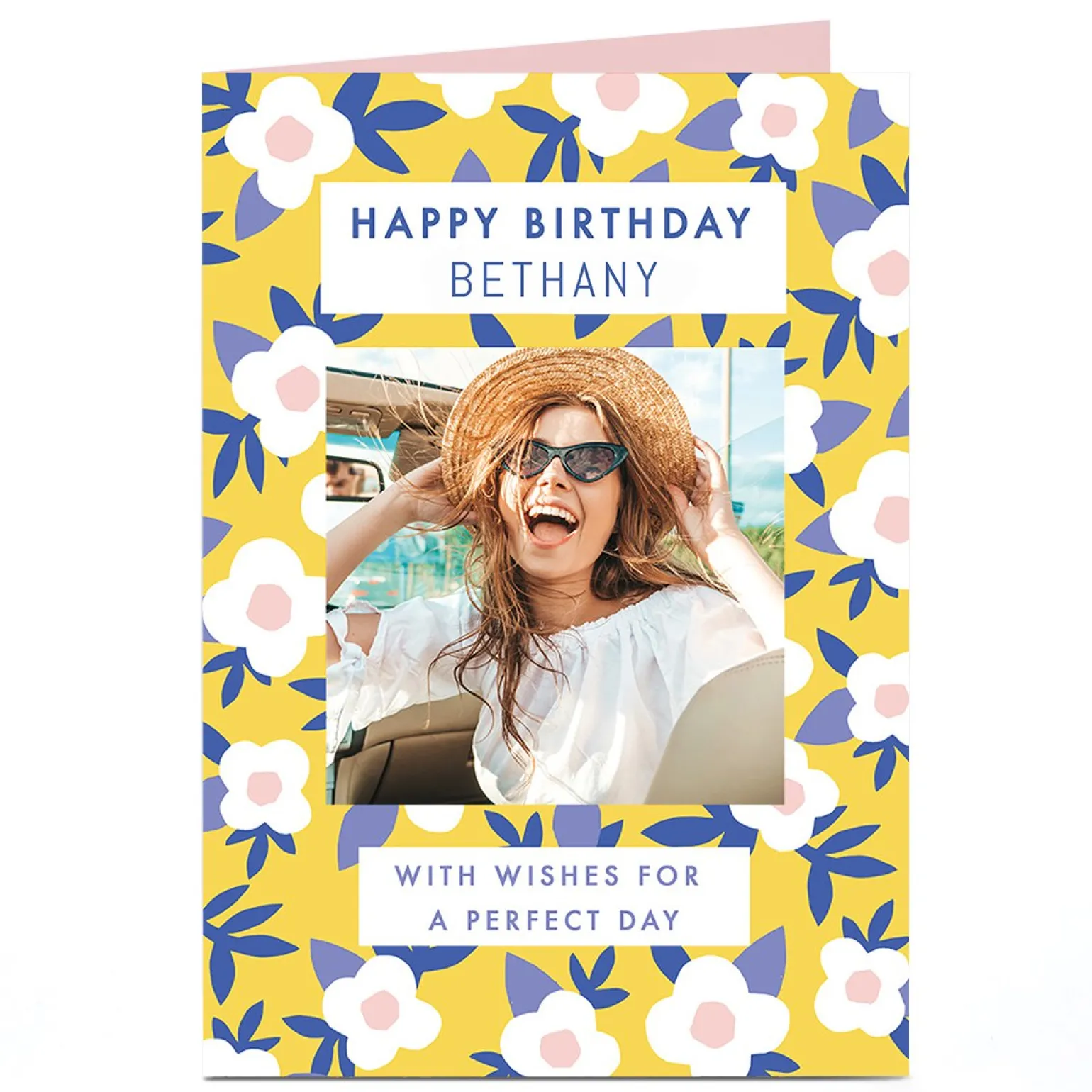 Photo Birthday Card - Wishes For A Perfect Day