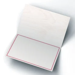 Photo Business Christmas Card - Holly Wreath