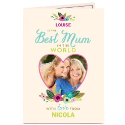 Photo Card - Best Mum In The World