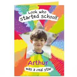 Photo Card - Look Who's Started School!