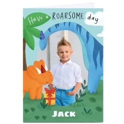 Photo Chloe Fae Birthday Card - Dinosaurs