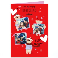Photo Christmas Card - Amazing Boyfriend Bears