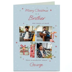 Photo Christmas Card - Brother Who Means So Much
