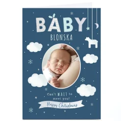 Photo Christmas Card - Can't Wait To Meet You