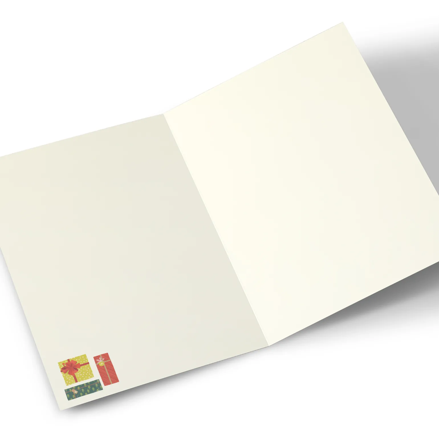 Photo Christmas Card - Christmas Presents