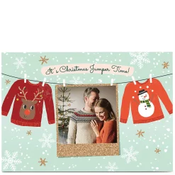 Photo Christmas Card - Christmas Jumper Time
