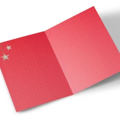 Photo Christmas Card - Family Name & Wreath