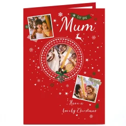 Photo Christmas Card - For You Mum