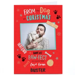 Photo Christmas Card - From The Dog