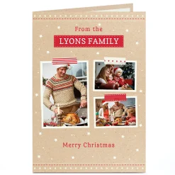 Photo Christmas Card - From Your Family