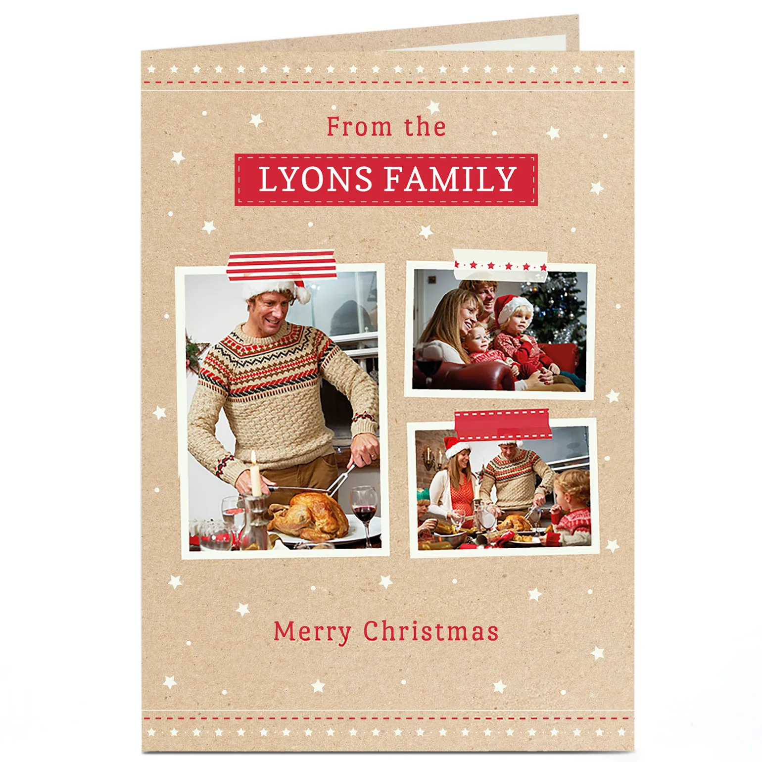 Photo Christmas Card - From Your Family