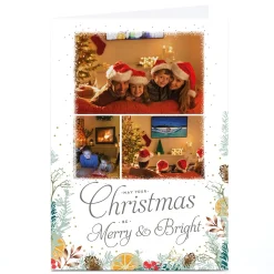 Photo Christmas Card - Merry & Bright