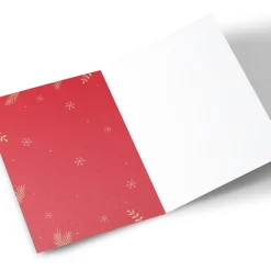 Photo Christmas Card - Poinsettia