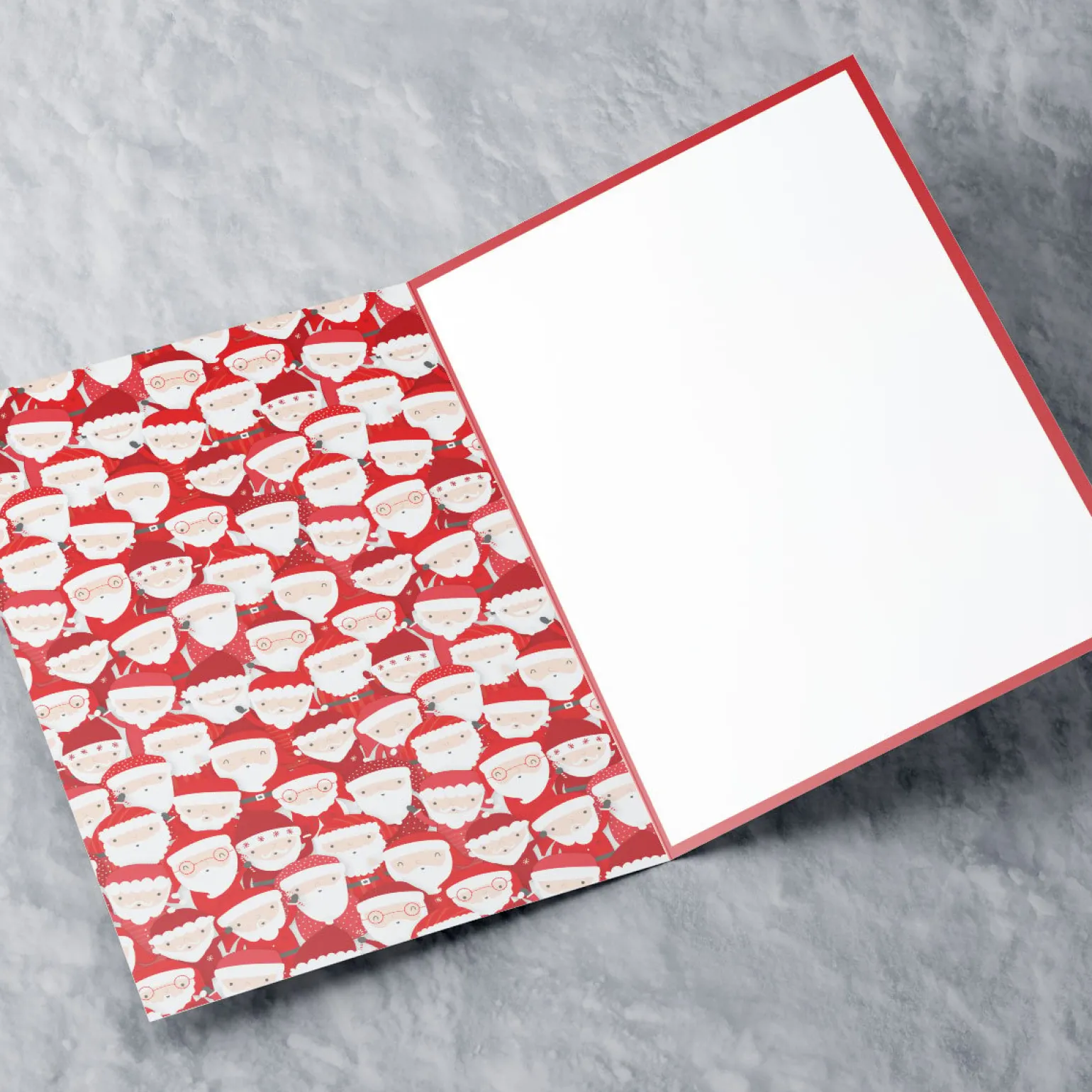 Photo Christmas Card - Santas & Baubles