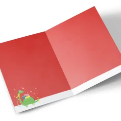 Photo Christmas Card - Special Grandson Dinosaur