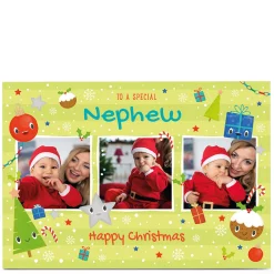 Photo Christmas Card - To A Special, Green