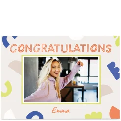 Photo Congratulations Card - Congratulations Frame