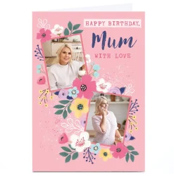 Photo Dalia Clark Birthday Card - Happy Birthday Mum With Love